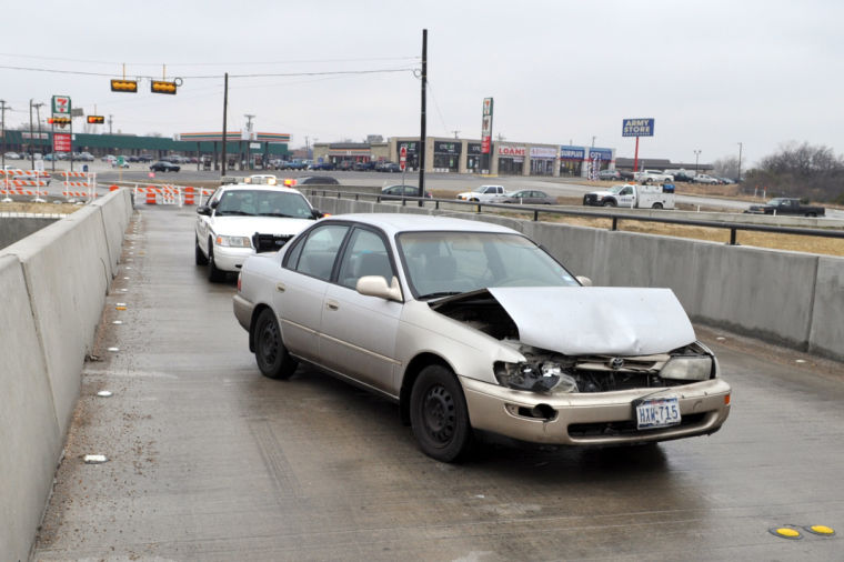 Icy roads cause accidents